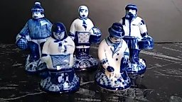 Грибники Ю. Гаранин, 5 фигурок