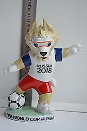 Забивака. Волк Чемпионат Мира Футбол