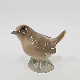 Статуэтка птицы Воробей Bing & Grondahl — фарфоровая фигурка датской фабрики 1853 года