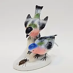 Статуэтка Две птицы клюющие жука Carl Scheidig