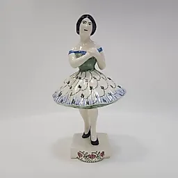 Авторская редкая статуэтка "Коломбина" 1909г из серии "Тивали"