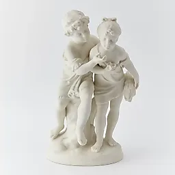 Скульптурная композиция из бисквитного фарфора