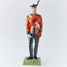 Статуэтка солдата в красно-синей форме
