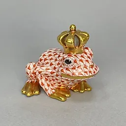 Фигурка Король-лягушка с короной Herend 1960-1970гг Венгрия