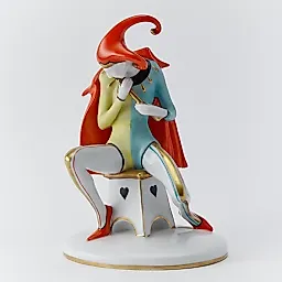 Лимитированная серия! Статуэтка "Арлекин в красном" из серии «Карнавал»