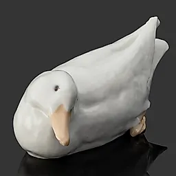 Фарфоровая статуэтка "Утка" модели №505, Royal Copenhagen, Дания, 1895-1920 гг.