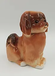 Фарфоровая статуэтка «Пекинес» скульптора Веселова, ЛФЗ, СССР, 1970-1990-е