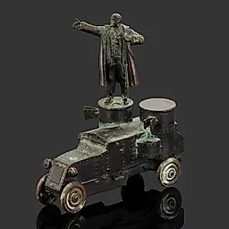 Бронзовая статуэтка "Ленин на броневике", СССР, 1950-1970 гг.