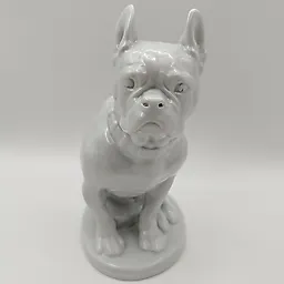 Фарфоровая статуэтка «Боксер», скульптор В.С. Драчинская, ЛФЗ, СССР, 1960-е