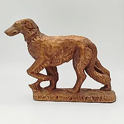 Резная деревянная статуэтка "Гончая", Западная Европа, конец XX века