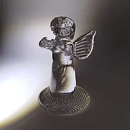 Хрустальный ангел ручной работы, гутная техника, Россия, конец XX - начало XXI века