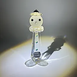 Стеклянная статуэтка "Клоун", Bohemia Crystal, Чехословакия, 1970-1990 гг.