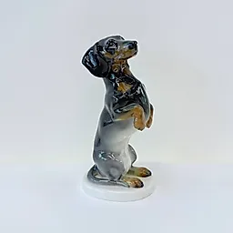 Фарфоровая статуэтка Таксы от KPM, Германия