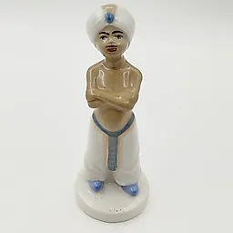 Фарфоровая статуэтка «Мальчик-индус» от артели «Прогресс», СССР, 1960-1980 гг.