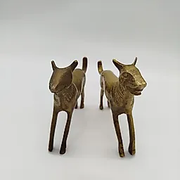 Парные латунные статуэтки гончих собак, Индия, 1970-1990