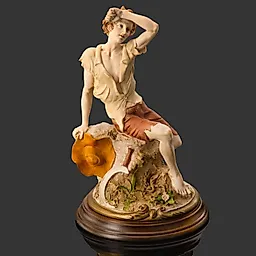 Статуэтка «Мальчик-пастух» Giuseppe Armani, композит, дерево, роспись, Италия, 1980-1990