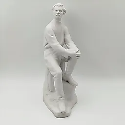 Фарфоровая статуэтка Максим Горький, бисквит, ЛФЗ, СССР