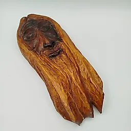 Статуэтка Леший из дерева, резьба, СССР, 1980-1990