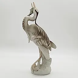Фарфоровая статуэтка «Цапля» Royal Dux, Чехия, 1993-2000