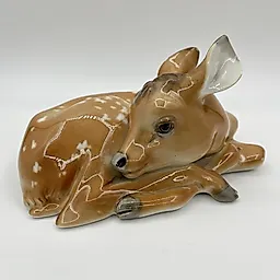 Фарфоровая статуэтка «Оленёнок», скульптор Б.Я. Воробьев, ЛФЗ, СССР, 1960-1970 гг.