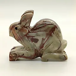 Статуэтка Заяц из оникса, ручная резьба, Азия, 2000-2015 гг.