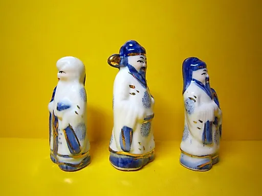 Набор Монахи Шоусин гжель - View 6