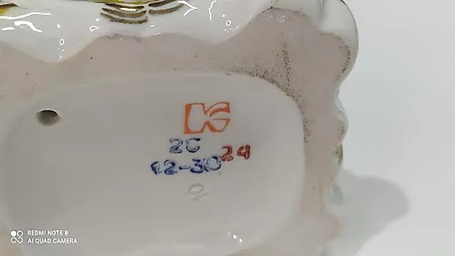 Фарфор скульптура Балерина с Зеркалом Киев СССР h - 28 см - View 7