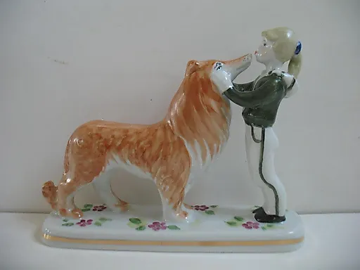 Девочка в спортивном костюме с колли - View 2