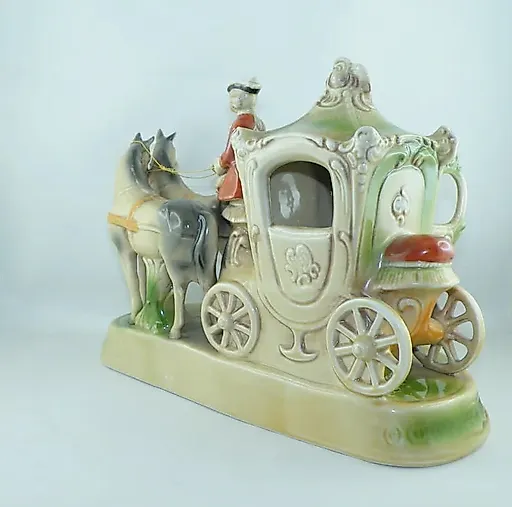 Фарфоровый вагон в стиле рококо - Два всадника - View 4