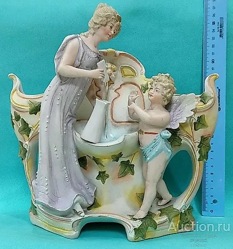 Статуэтка-визитница. Бисквитный фарфор. Германия 18-19в. - View 2