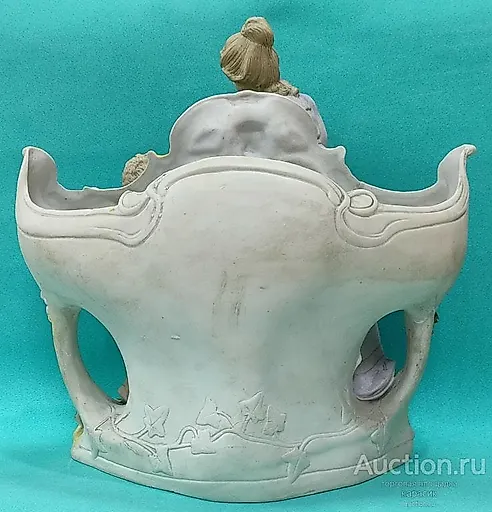 Статуэтка-визитница. Бисквитный фарфор. Германия 18-19в. - View 3