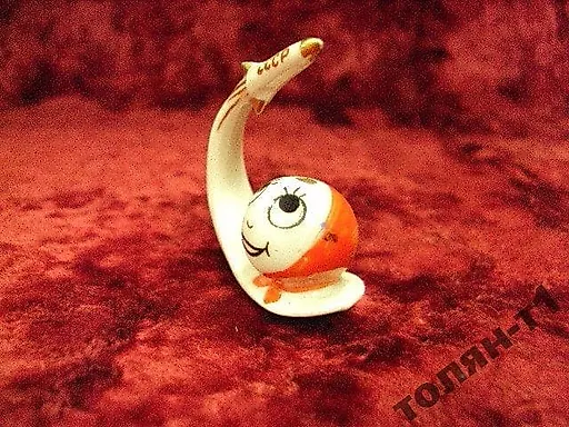 Фигура фарфор Коростень ракета спутник миниатюра - View 3