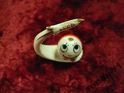 Фигура фарфор Коростень ракета спутник миниатюра - View 4