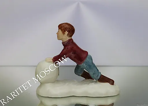 Мальчик снеговик фарфор Beswick Англия - View 4