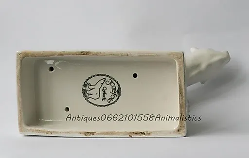 Фарфоровая статуэтка фарфор Большой Полярный медведь Józefów Польша - View 7