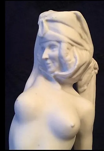 Статуэтка восточной танцовщицы. Бисквит Франция. Подпись: CR-CIR - View 5