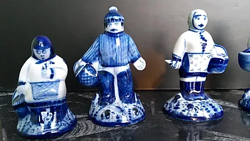 Грибники Ю. Гаранин, 5 фигурок - View 4