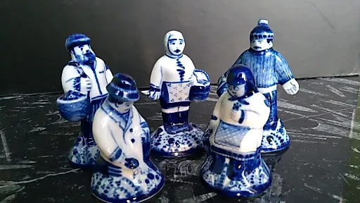 Грибники Ю. Гаранин, 5 фигурок - View 5