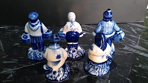 Грибники Ю. Гаранин, 5 фигурок - View 7