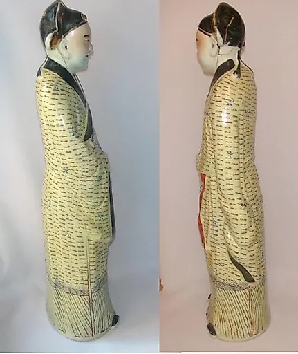 Китаец Мудрец Старец Китай 1950-е Высокая 43,5 см - View 4