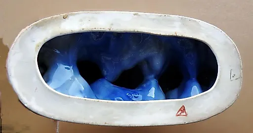 ИВАН-ЦАРЕВИЧ И СЕРЫЙ ВОЛК клеймо старая Гжель - View 7