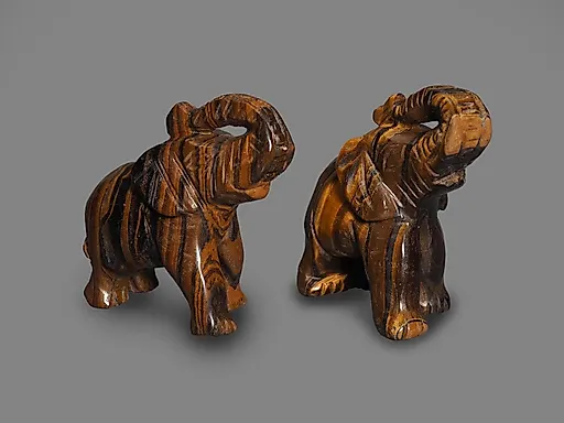 Слон из тигрового глаза - View 4