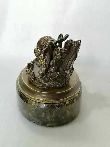 Карандашница. Цапля и лягушка - View 4