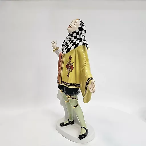 Редкая статуэтка Шут Карл Энс до 1919г - View 4