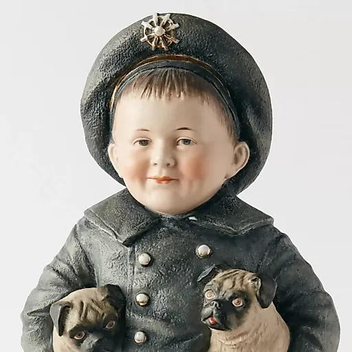 Старинная статуэтка "Мальчик-моряк" - View 4