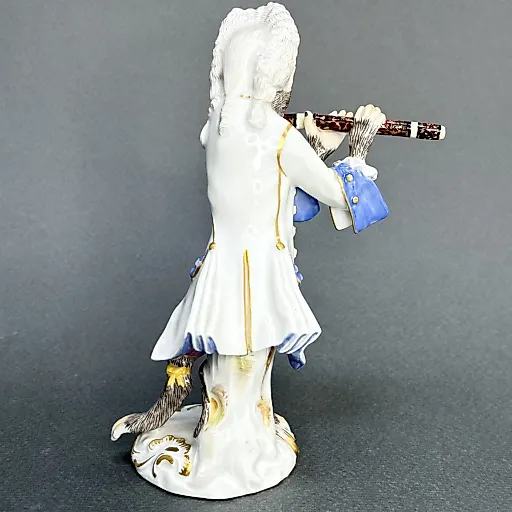 Статуэтка Обезьяна с флейтой из серии обезьяний оркестр Германия 1976 г - View 3