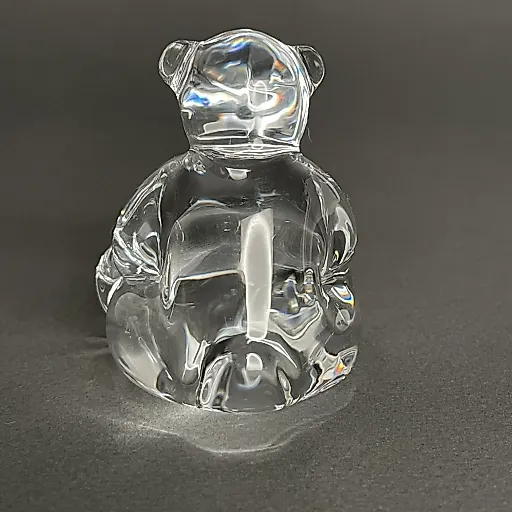 Коллекционная хрустальная статуэтка Медвежонок Тедди ручной работы - View 5