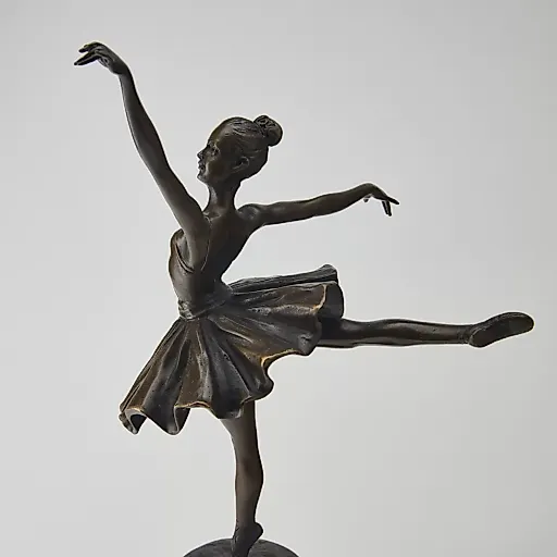 Бронзовая статуэтка Балерина в стиле Арт-деко - View 5