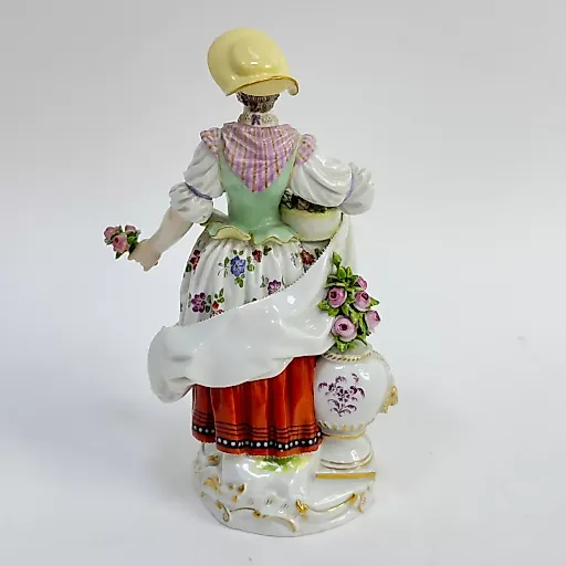 Фигурка "Цветочница" конец 19 века - View 5