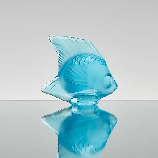 Хрустальная рыбка бирюзового оттенка - View 10